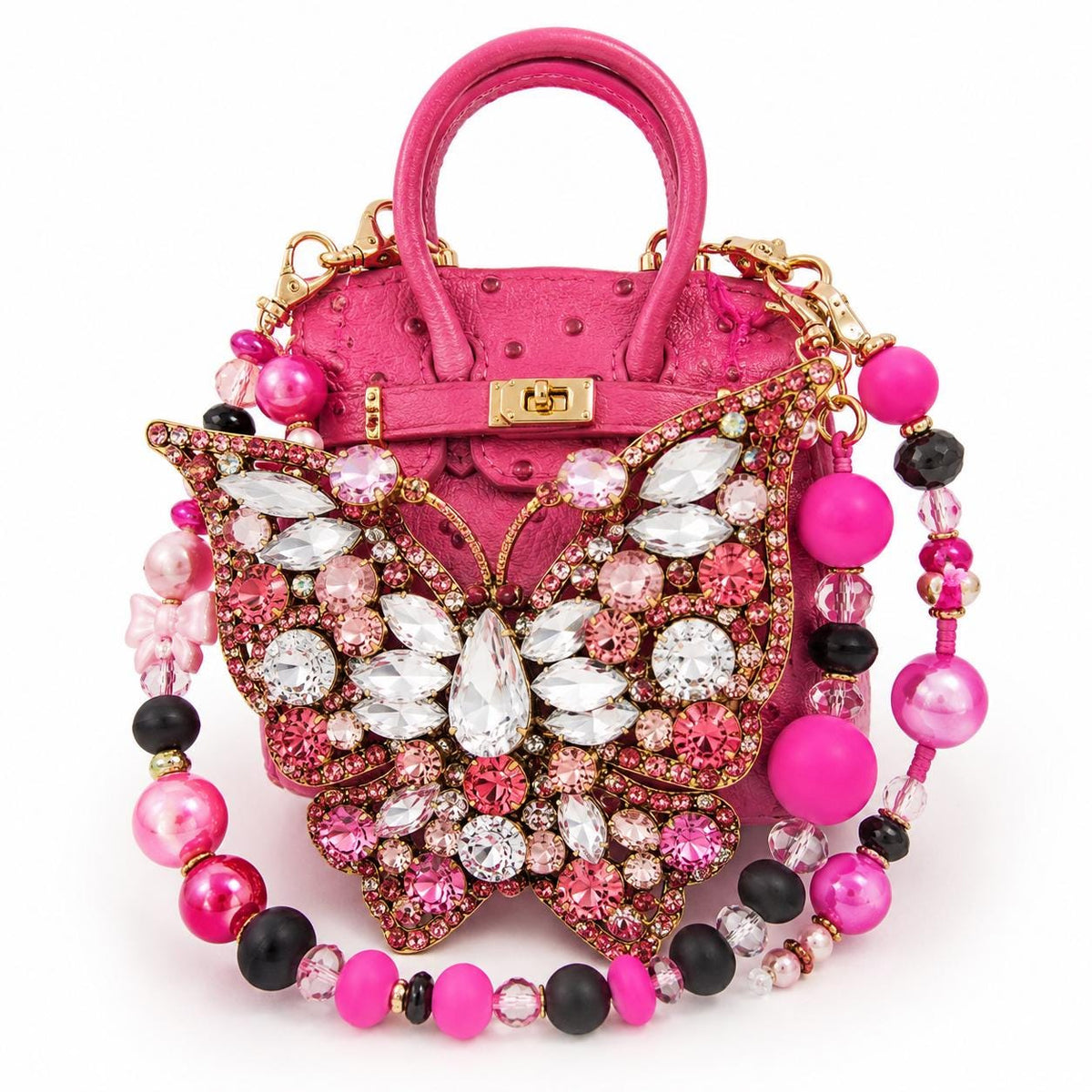Personalised Signature Mini Bag & Charm