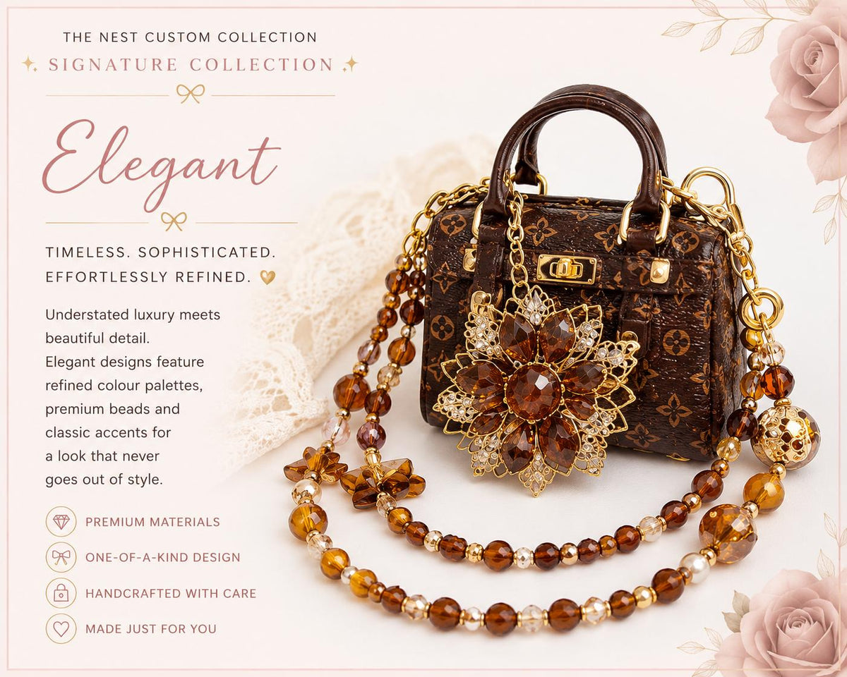 Personalised Signature Mini Bag & Charm