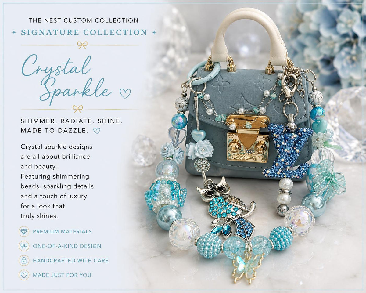 Personalised Signature Mini Bag & Charm