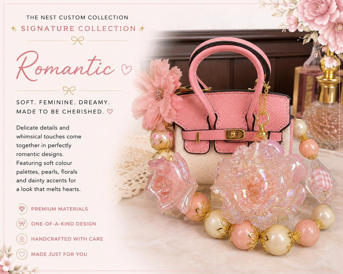 Personalised Signature Mini Bag & Charm