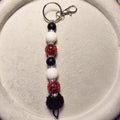 Crimson Spark Luxe Keychain | Handmade in Australia