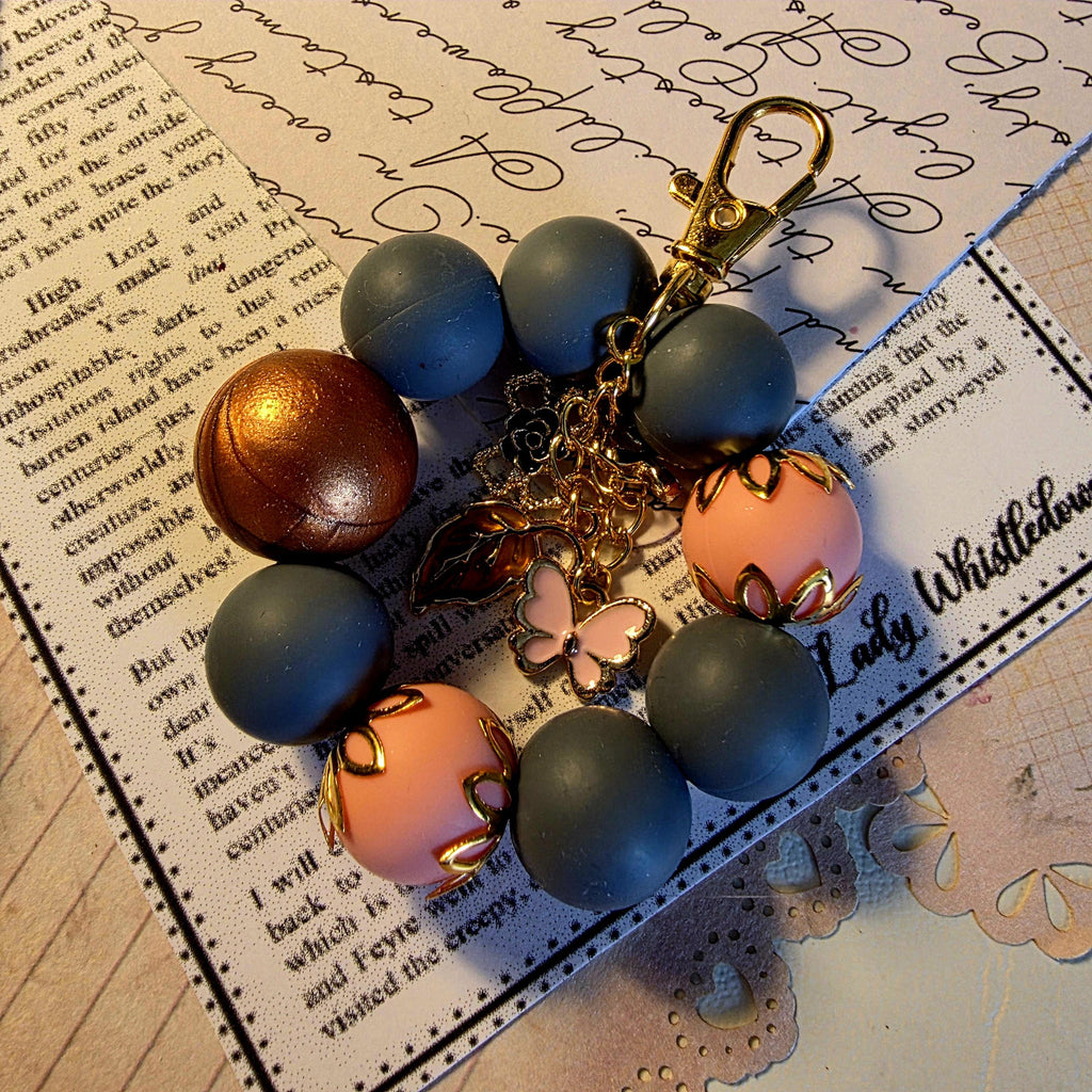 Kate Bag Charm | Green Mini Keychain | Regency Inspired Charm | Bridgerton Inspired Accessory | Romantic Gift