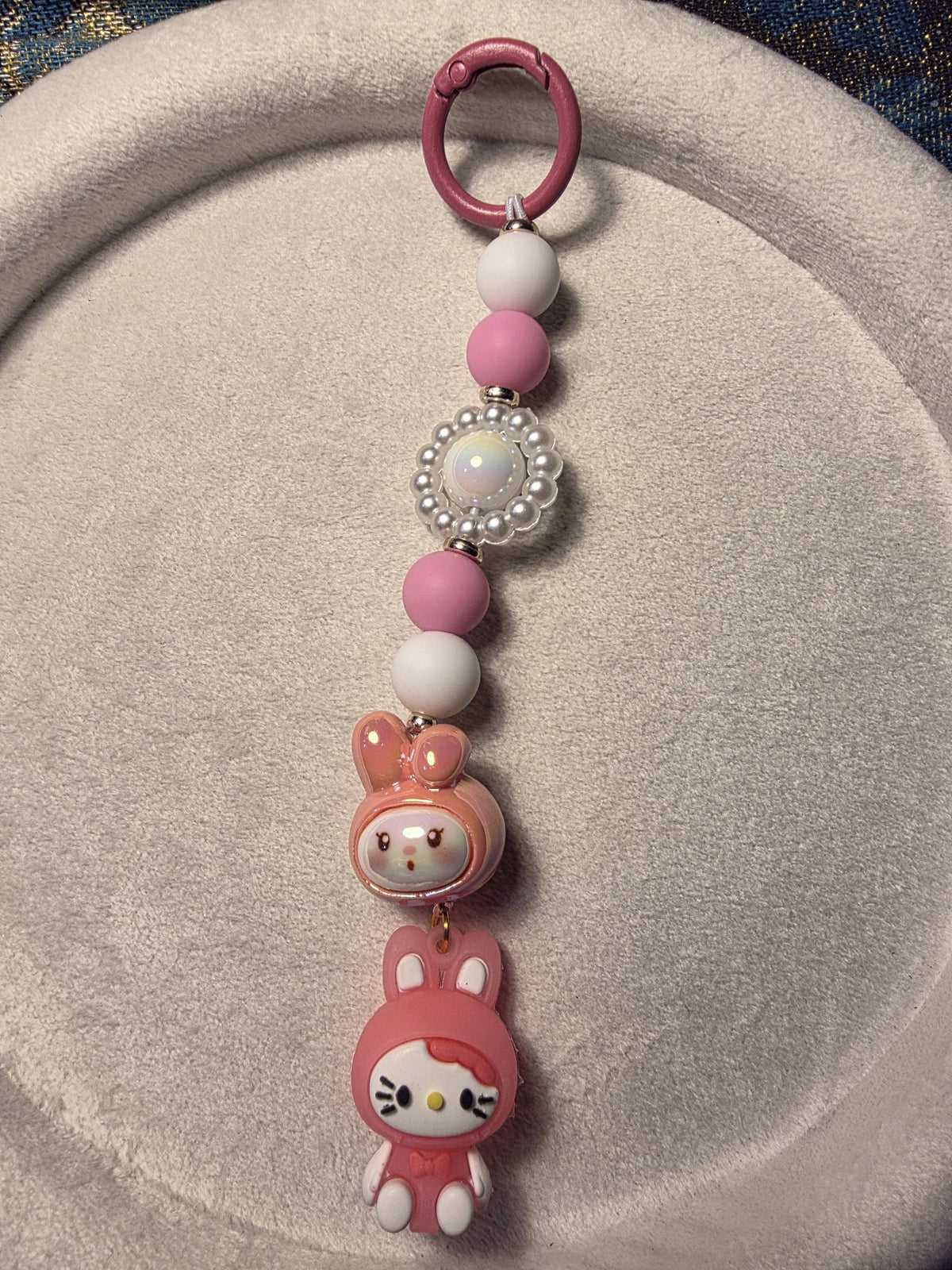 Pink Bunny | My Melody Charm Keychain