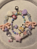Kawaii Pastel Beaded Keychain | bag | phone charm – Starry Dream Design