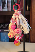 Strawberry Shortcake Picnic Daydream Bag Charm | Handmade Strawberry Keychain