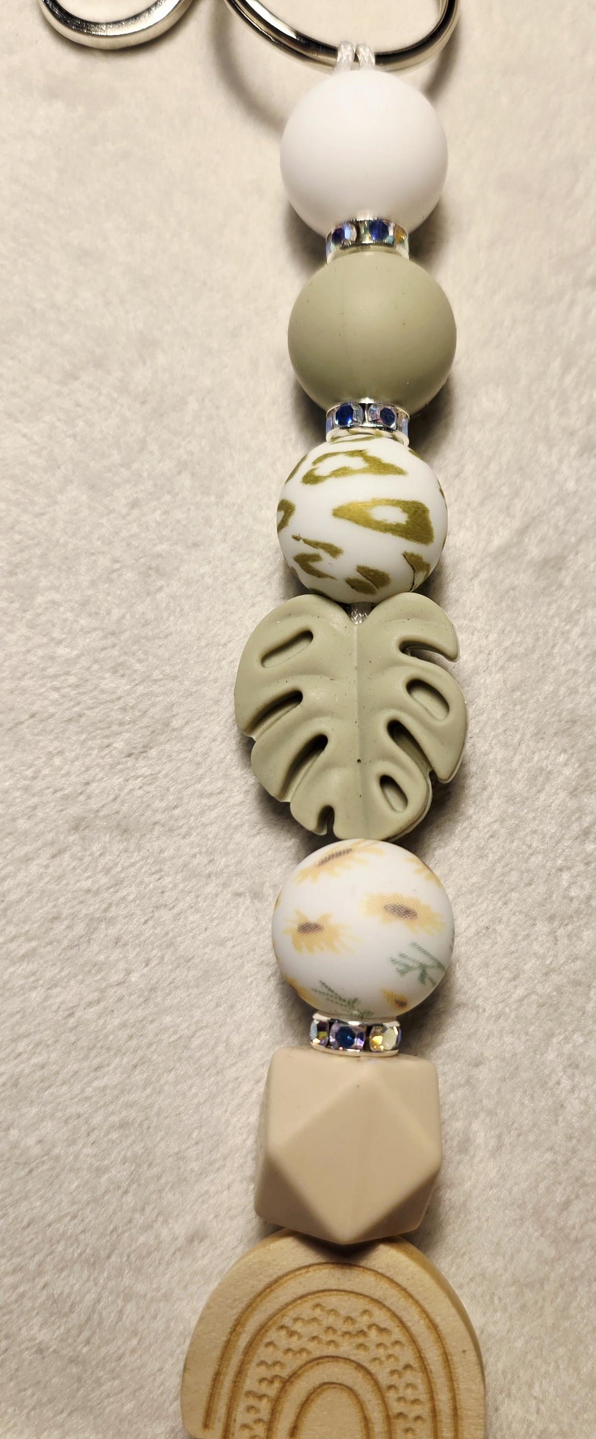 Earth & Leaf Rainbow Keychain | Handmade in Australia