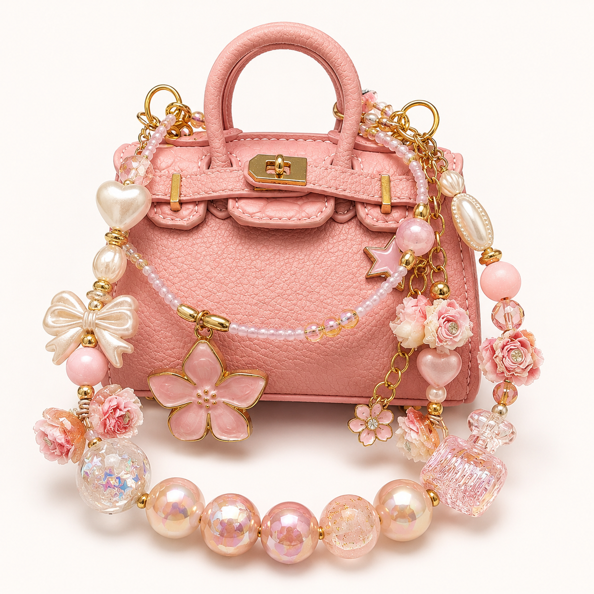 Personalised Classic Mini Bag & Charm