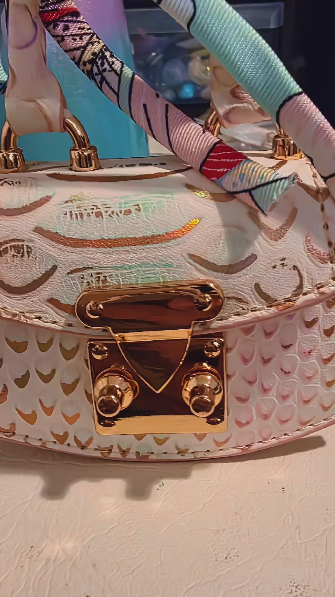 Personalised Signature Mini Bag & Charm